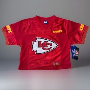 NFL Ultra Game KC Chiefs women’s crop jersey medium